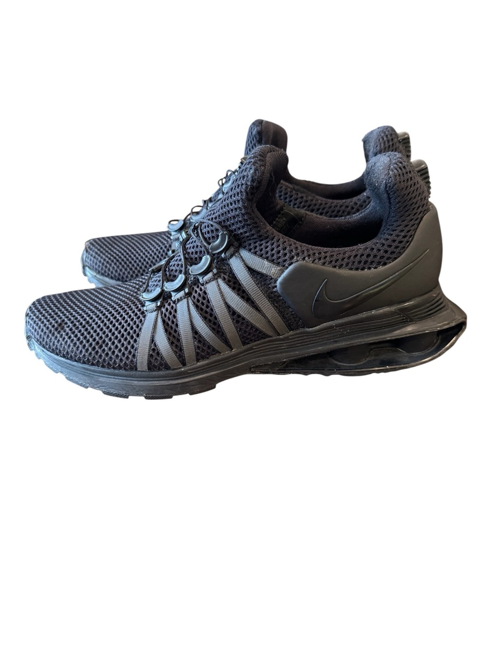 Nike Shox Gravity NBY  Triple Black Womens Running Shoes AQ8554-001 Size 8